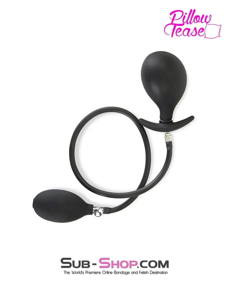 0624M      Inflatable Prostate Massager Plug with Removable Pump Hose