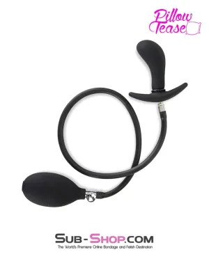 0624M      Inflatable Prostate Massager Plug with Removable Pump Hose
