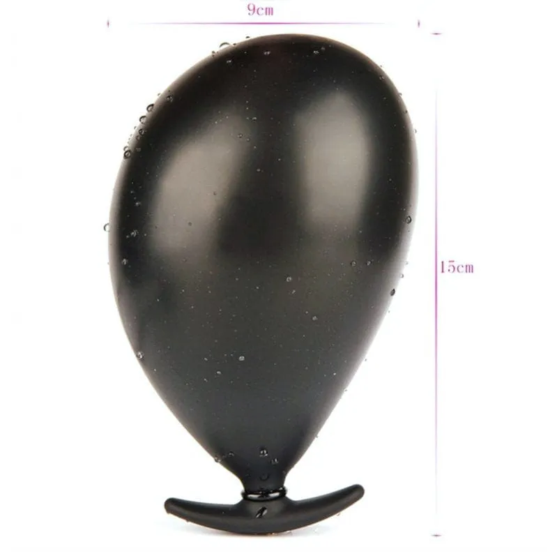 0624M      Inflatable Prostate Massager Plug with Removable Pump Hose