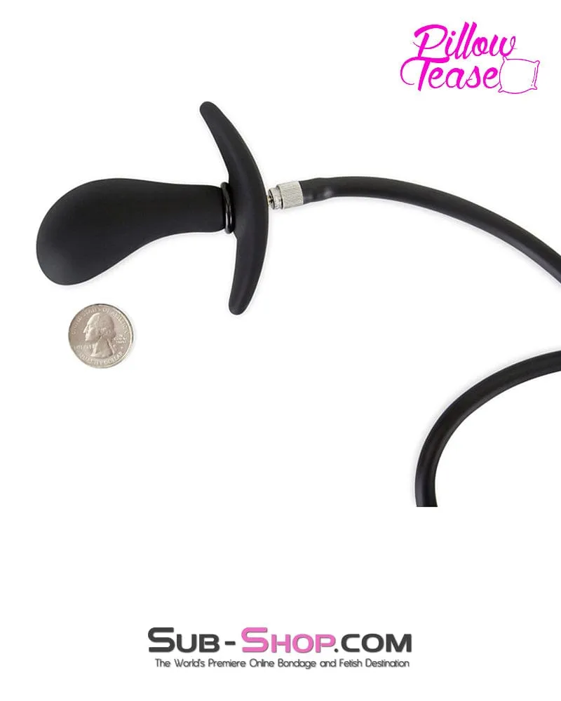 0624M      Inflatable Prostate Massager Plug with Removable Pump Hose