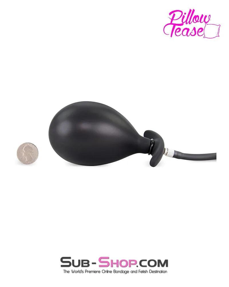 0624M      Inflatable Prostate Massager Plug with Removable Pump Hose