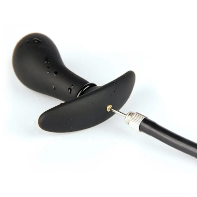 0624M      Inflatable Prostate Massager Plug with Removable Pump Hose