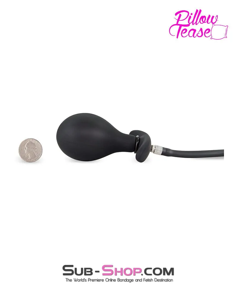 0624M      Inflatable Prostate Massager Plug with Removable Pump Hose