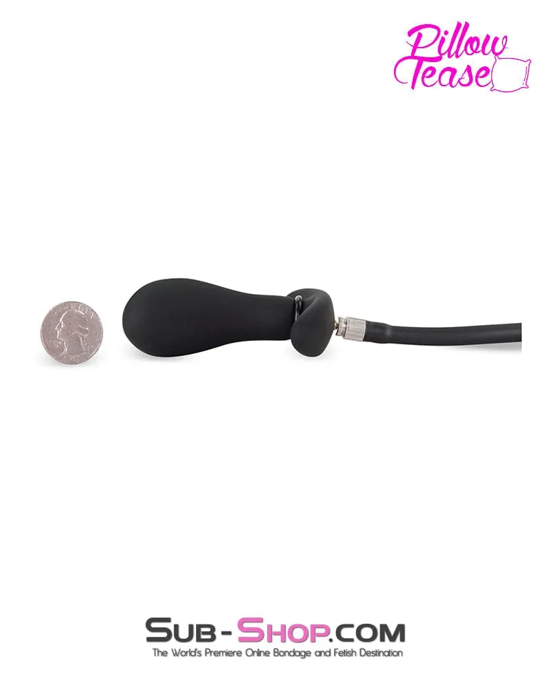 0624M      Inflatable Prostate Massager Plug with Removable Pump Hose