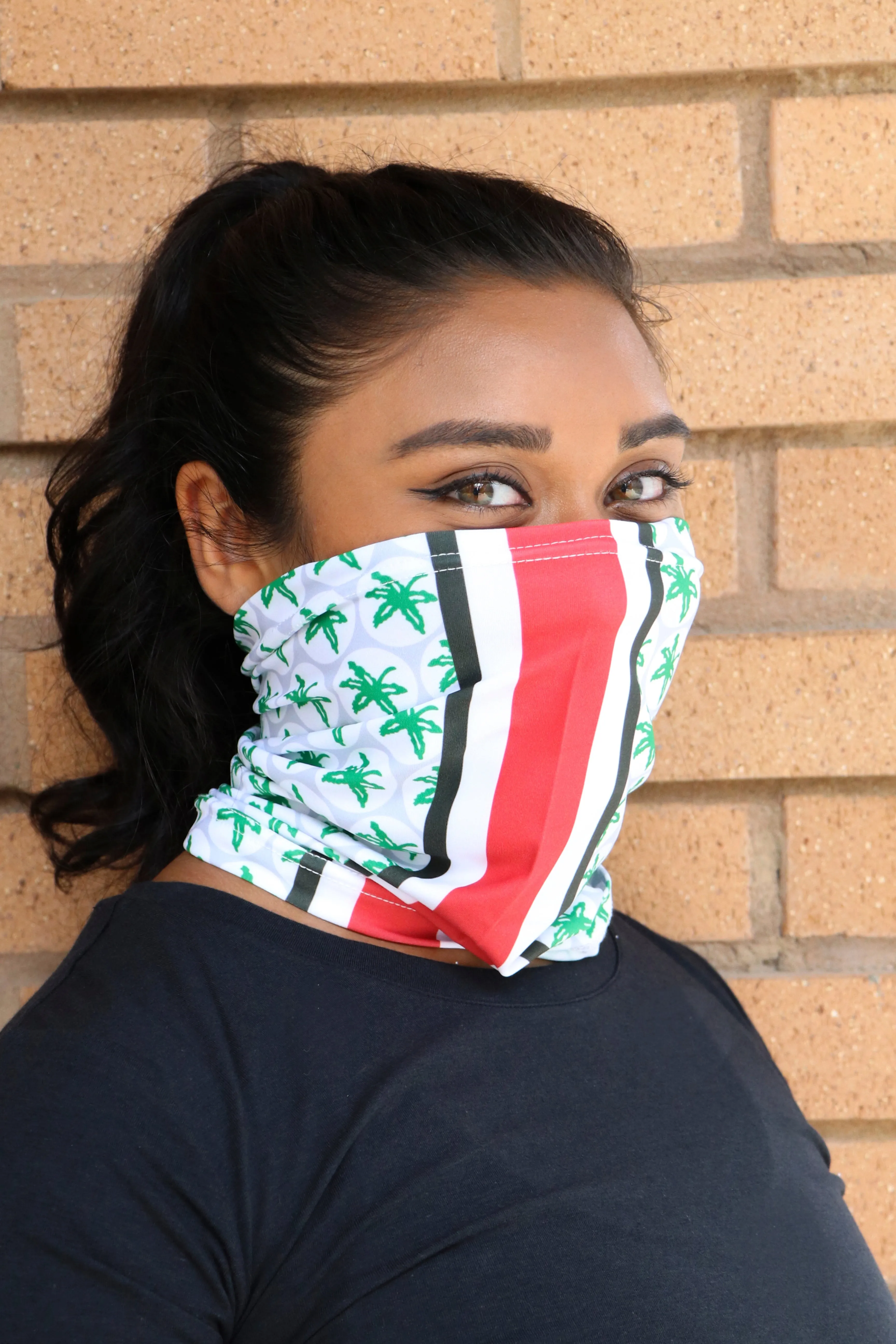 1210 - Ohio State Gameday Buckeye Neck Gaiter (KIDS SIZES AVAILABLE) - FINAL SALE