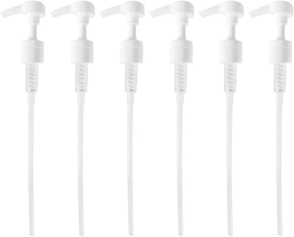 2-Pack Liter 33.8 Oz Shampoo Conditioner Pump Dispenser | Fits Most Salon Brand Liter Size Bottles with a 1-Inch Wide Opening | White | by