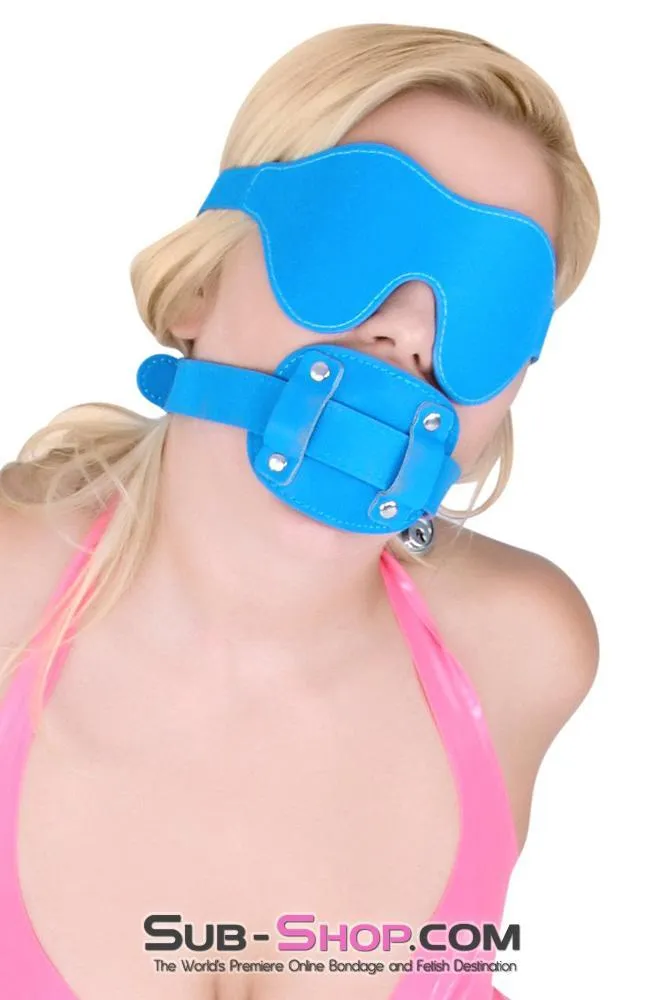 7050MQ-SIS      Tantric Blue Femdom Blowjob Sissy Bondage Trainer 2" Penis Gag