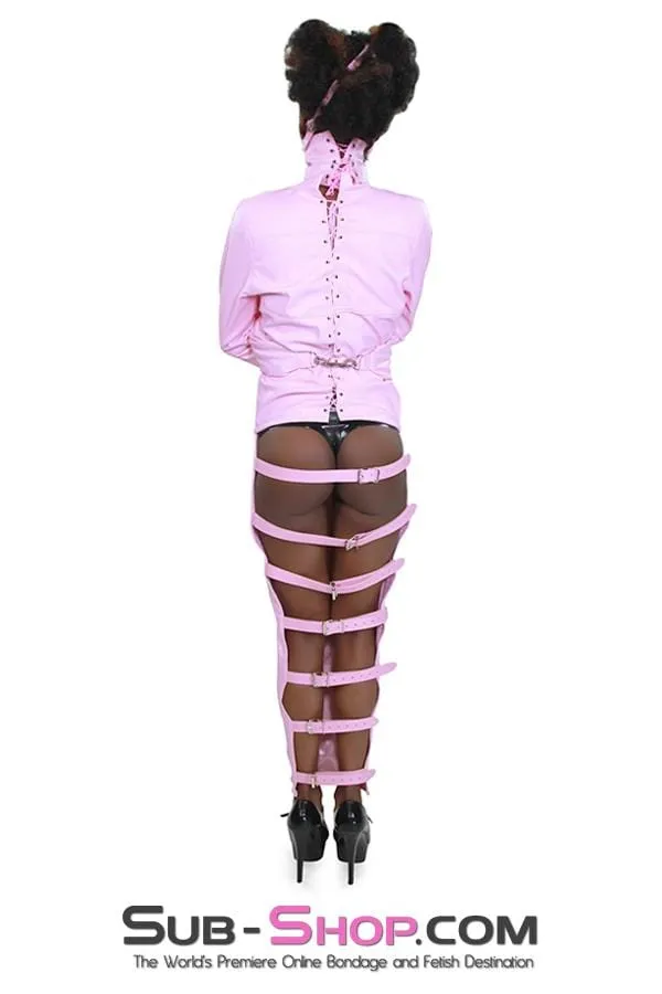 7829MH      Pink Scolds Bondage Gag Trainer Mask with Stuffed Gag