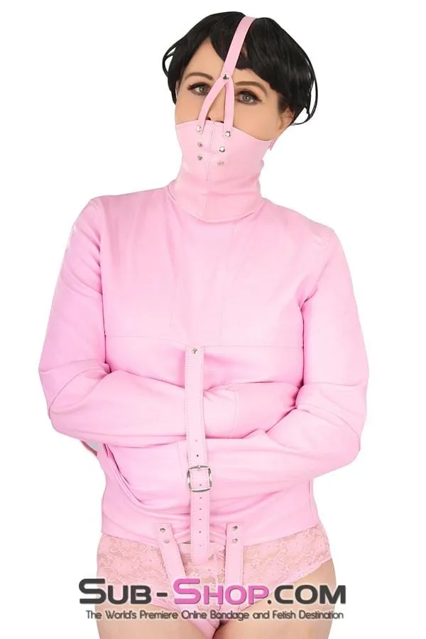 7829MH      Pink Scolds Bondage Gag Trainer Mask with Stuffed Gag