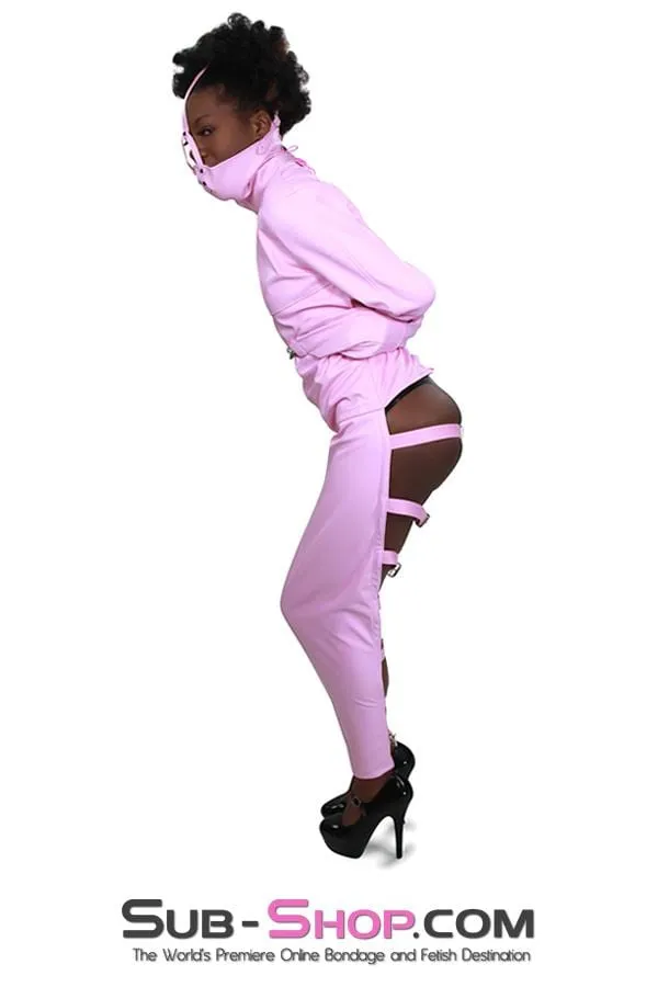 7829MH      Pink Scolds Bondage Gag Trainer Mask with Stuffed Gag