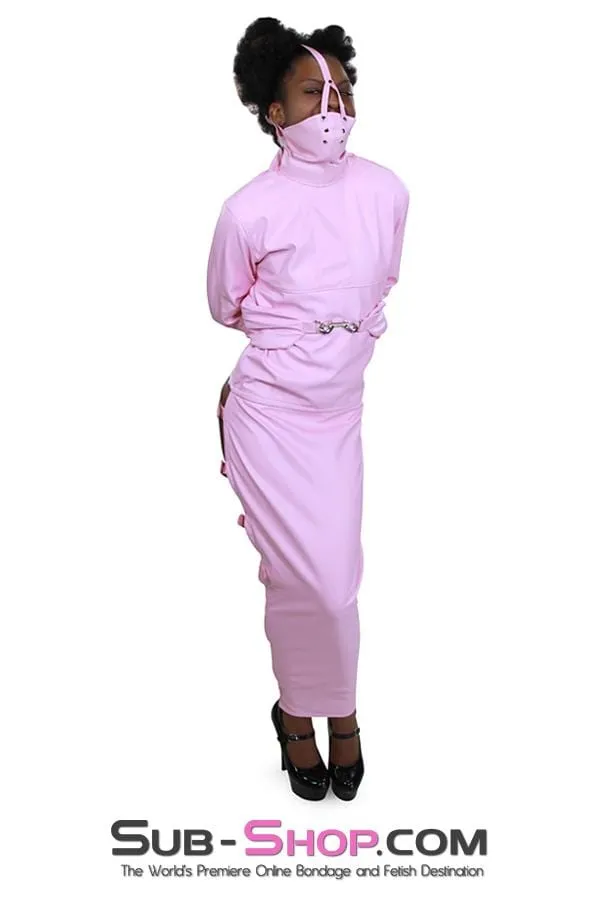 7829MH      Pink Scolds Bondage Gag Trainer Mask with Stuffed Gag