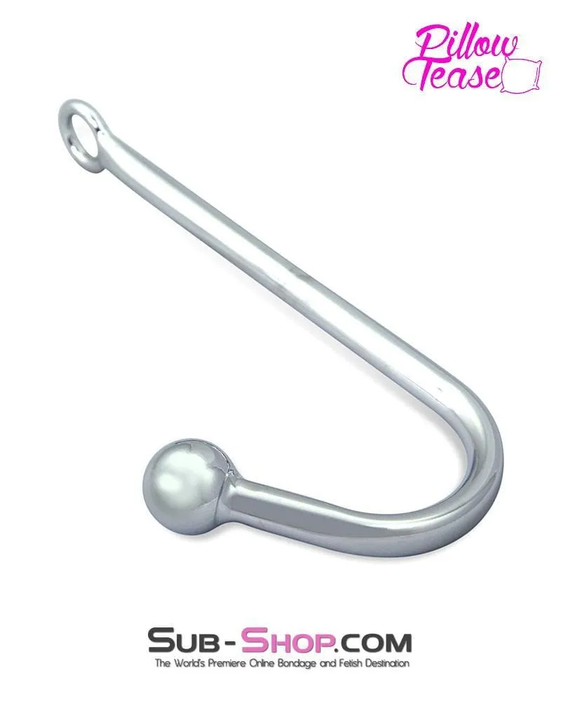 9313HS-SIS      Sissy Bar Chrome Steel Ball Bondage Slave Anal Hook