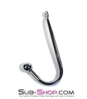 9313HS-SIS      Sissy Bar Chrome Steel Ball Bondage Slave Anal Hook