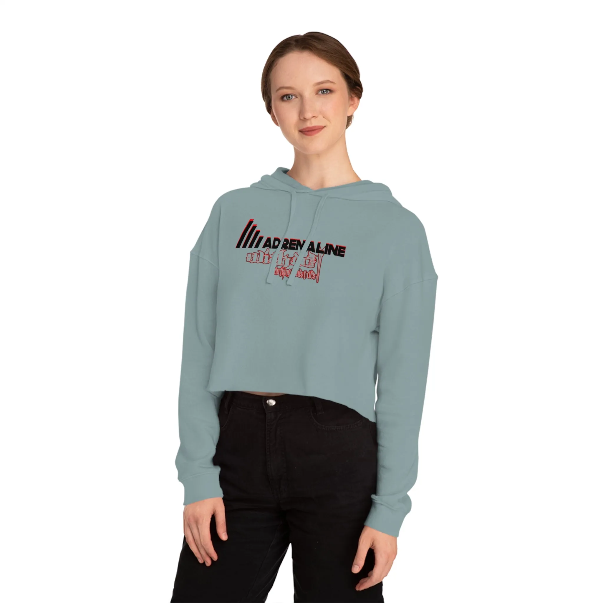 Adrenaline 2/ Cropped Hoodie