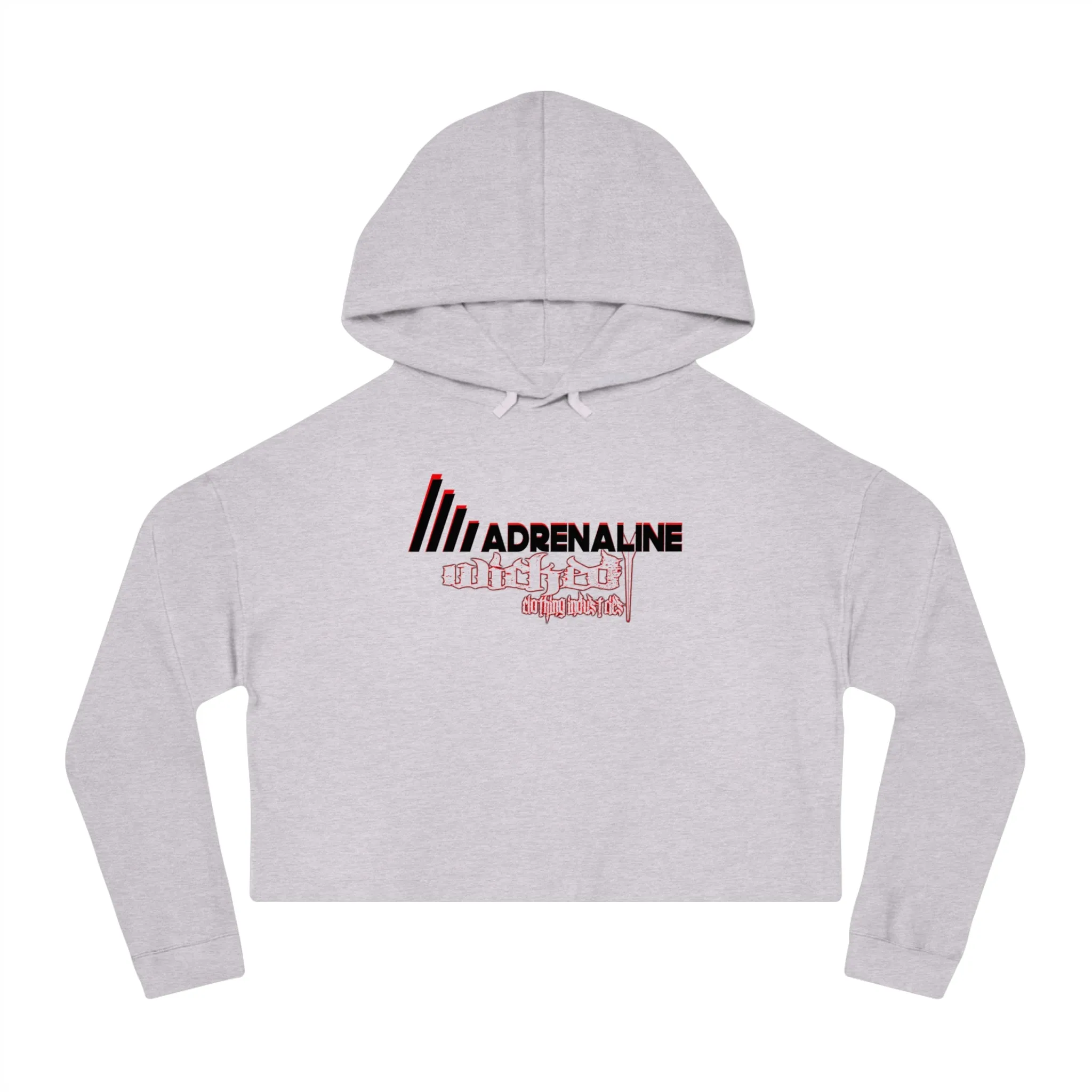 Adrenaline 2/ Cropped Hoodie