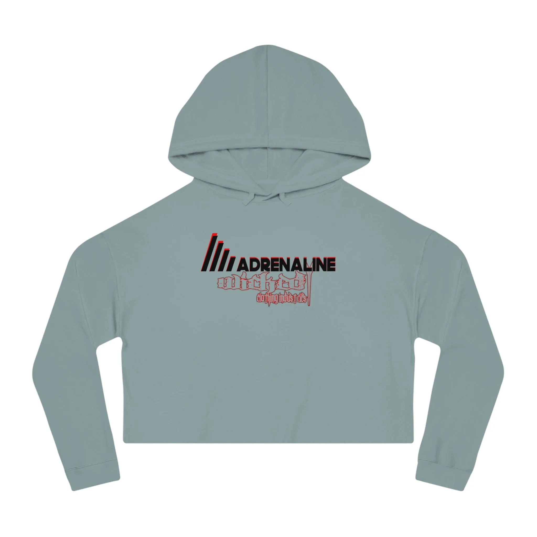Adrenaline 2/ Cropped Hoodie