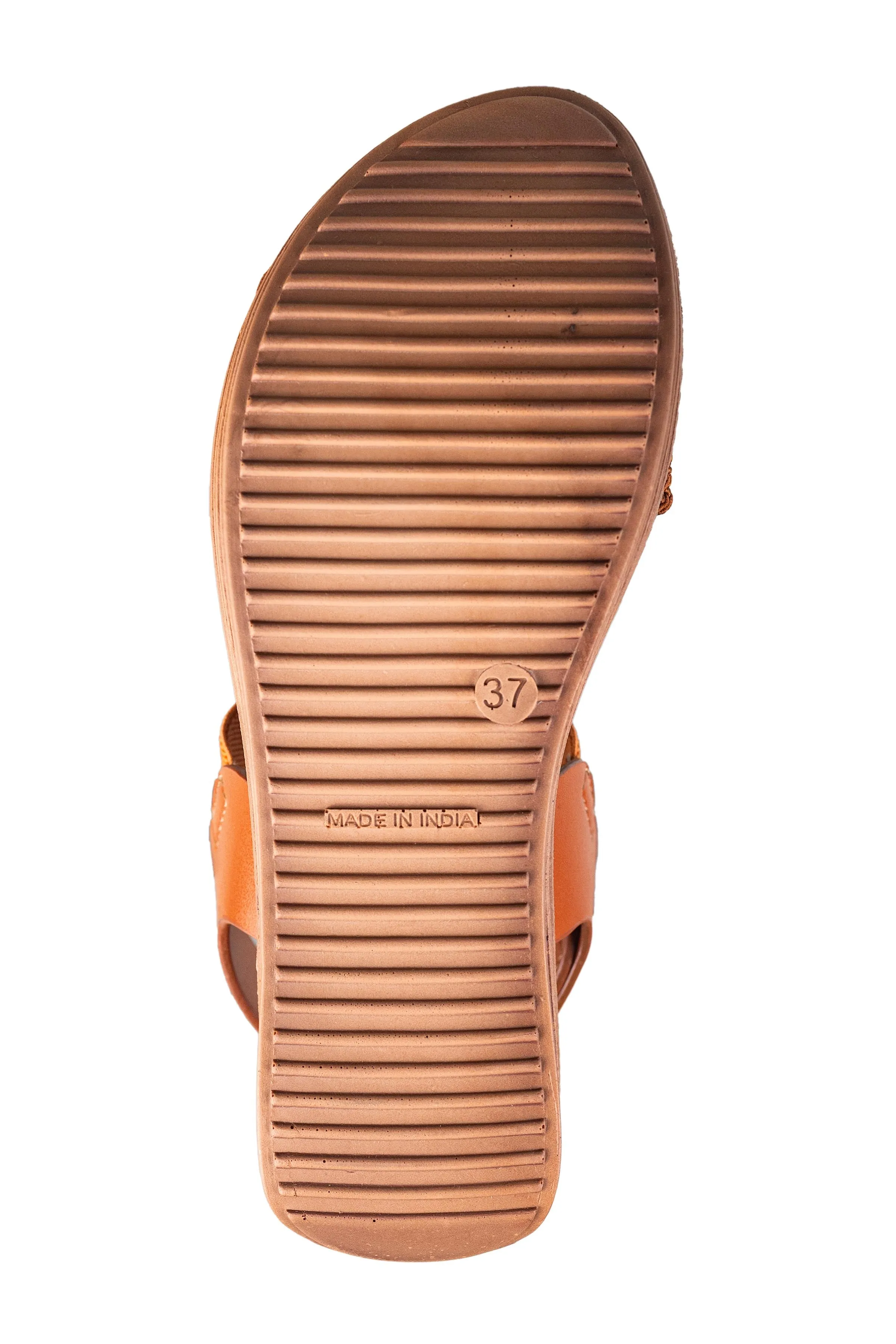 Aeroblu Tan Ladies Sandal PU (Cs Pu S Lag 9 A)