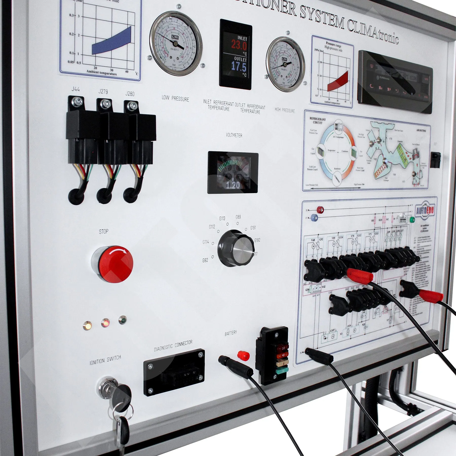Air Conditioning And Climate Control Educational Trainer MSC02 AutoEDU