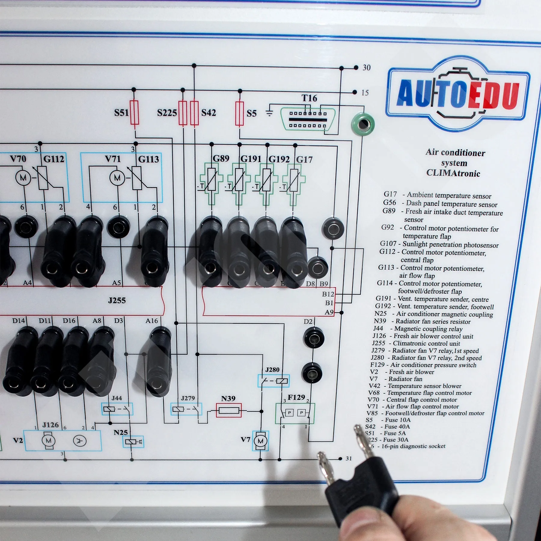 Air Conditioning And Climate Control Educational Trainer MSC02 AutoEDU
