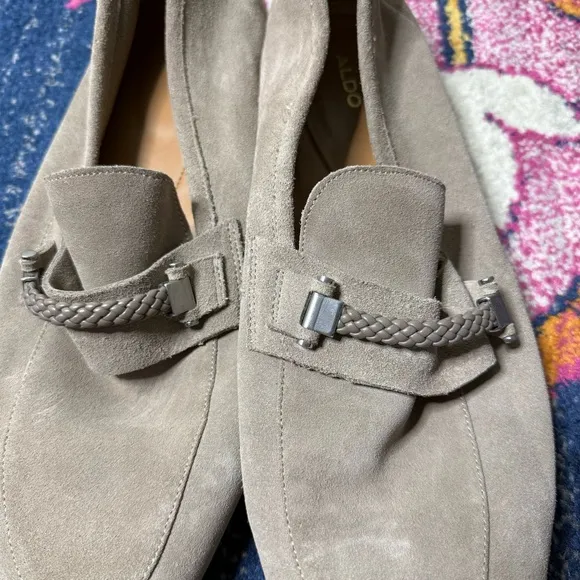 Aldo Jaxson Braided Suede Loafer sz 13