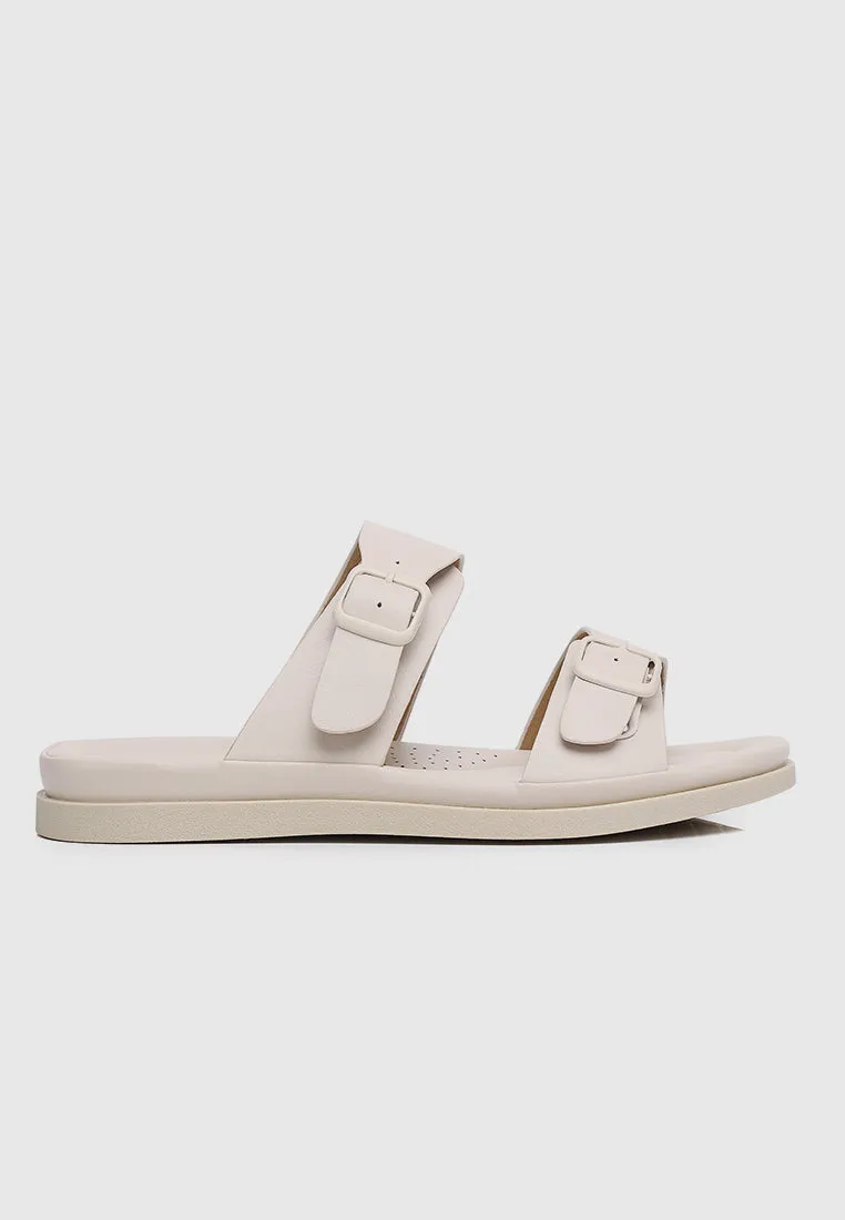 Alora Comfy Sandals (Almond)