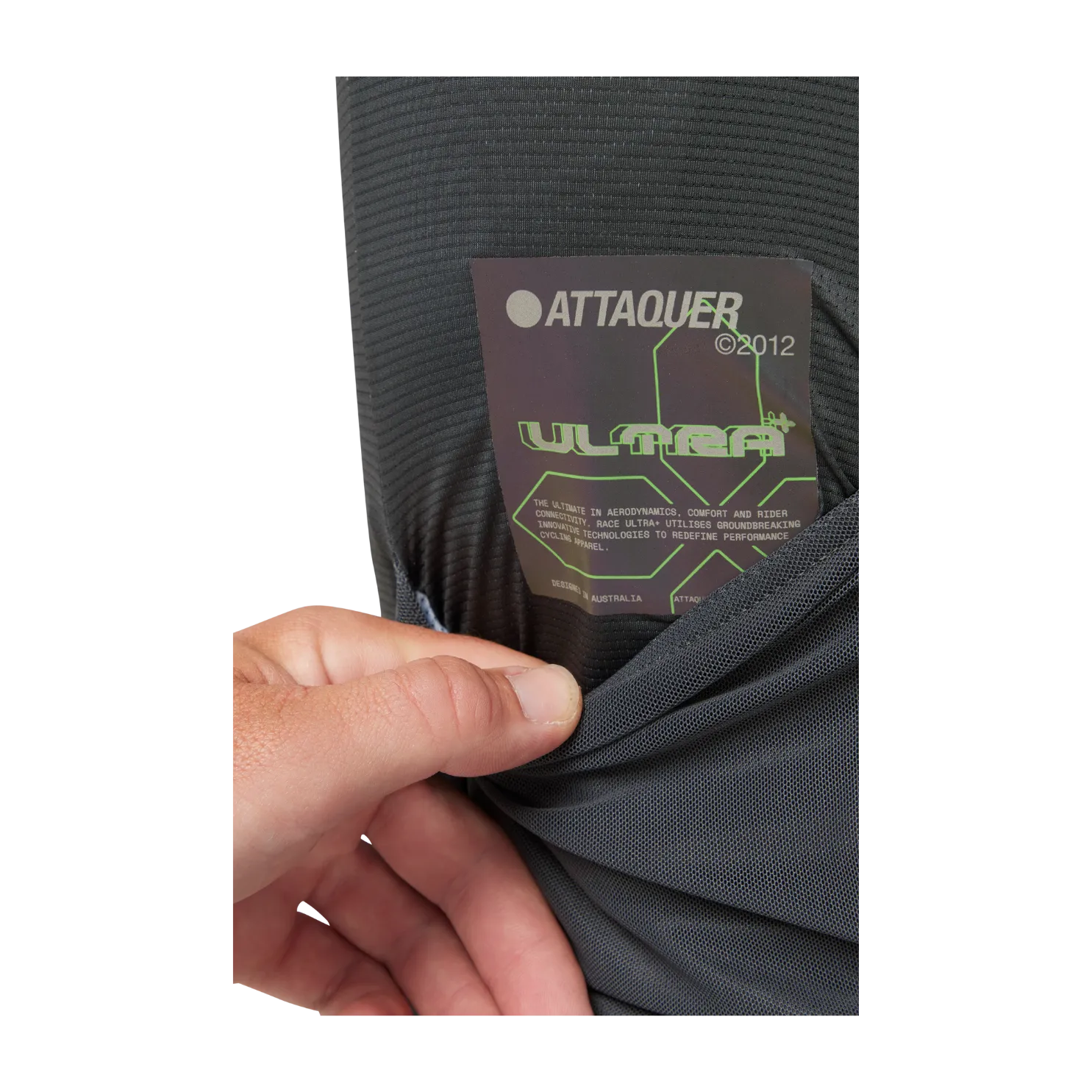 Attaquer ULTRA  Aero Long Sleeved Jersey - Anthracite/Acid Lime