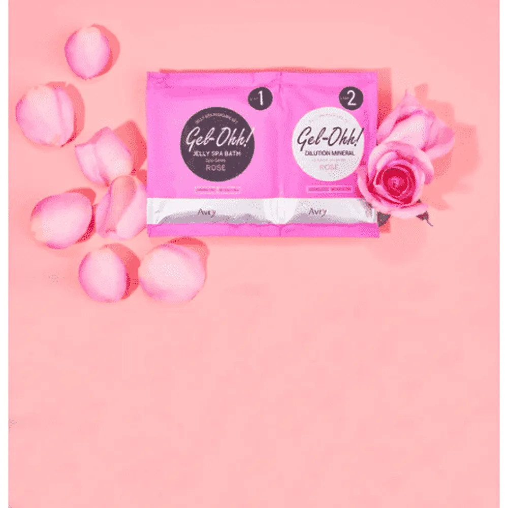 Avry Beauty Gel-Ohh Jelly Spa Pedi Bath - Rose