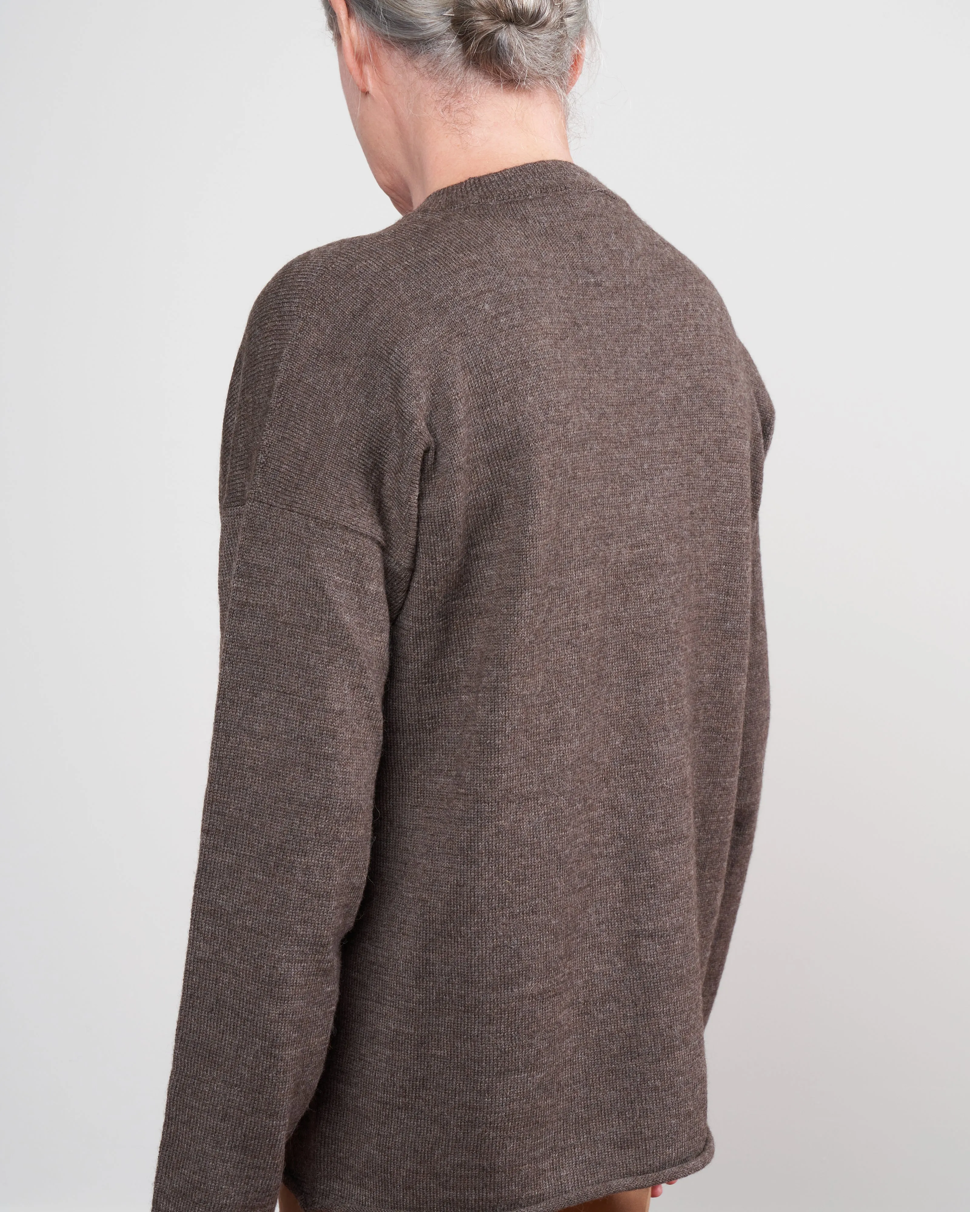 base crewneck - blackened blkn