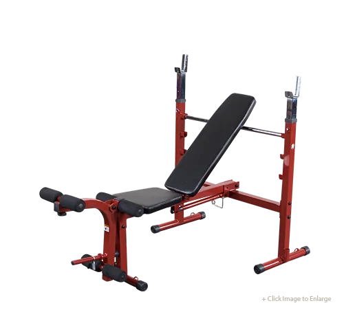 Best Fitness Olympic Bench w. Leg Developer BFOB10R