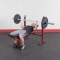 Best Fitness Olympic Bench w. Leg Developer BFOB10R