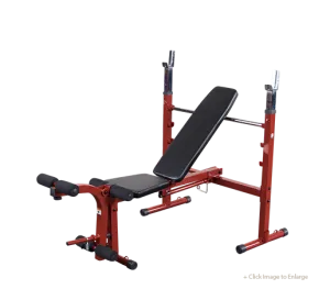 Best Fitness Olympic Bench w. Leg Developer BFOB10R