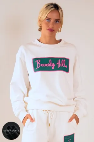 Beverly Hills Classic Crewneck Sweatshirt by Care Tucker
