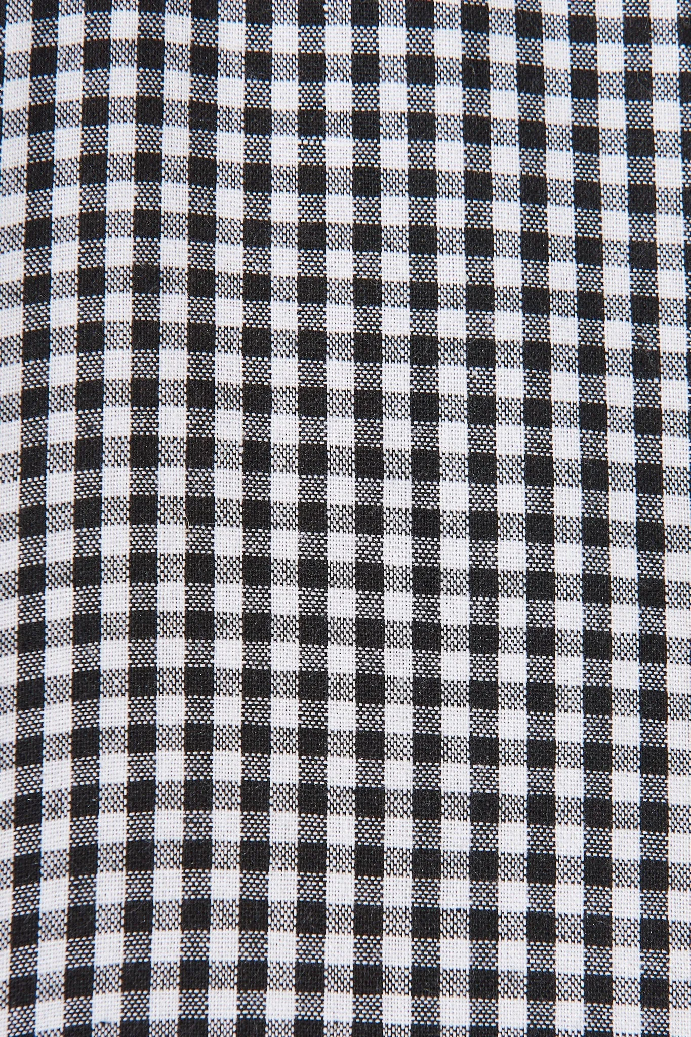 Black & White Gingham Tiered Dress by Kehlana