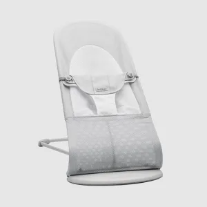 BOUNCER BALANCE SOFT - SILVER / WHITE - MESH, GREY FRAME
