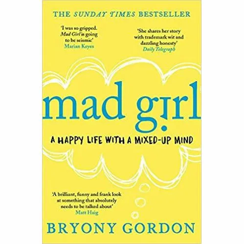 Bryony Gordon 6 Books Collection Set (No Such Thing,Glorious Rock,Wrong Knickers,Mad Girl,You Got This,Eat, Drink, Run)