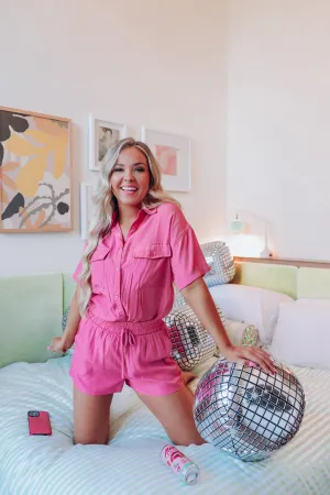 Calm The Chaos Tencel PJ Set - Rose