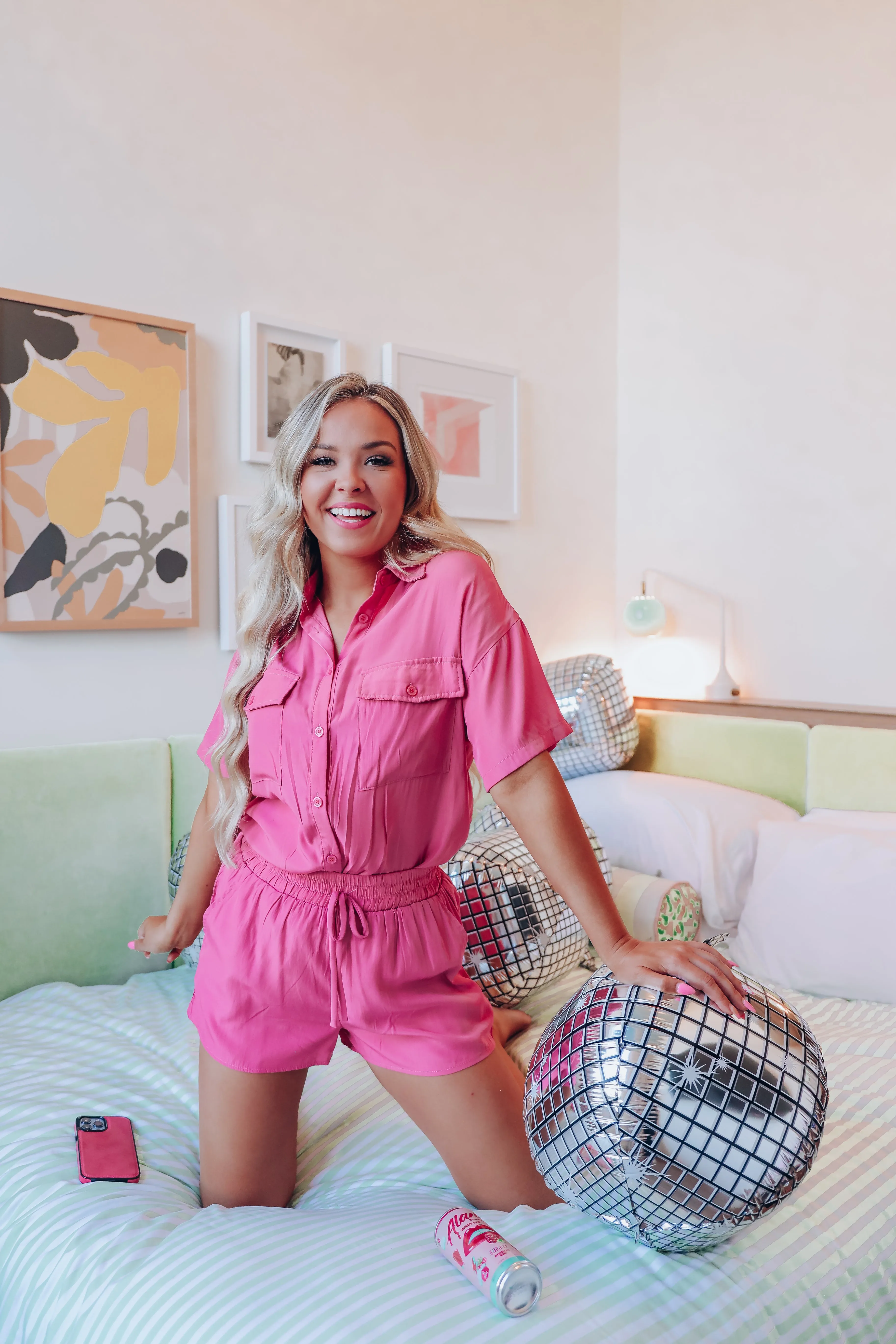 Calm The Chaos Tencel PJ Set - Rose