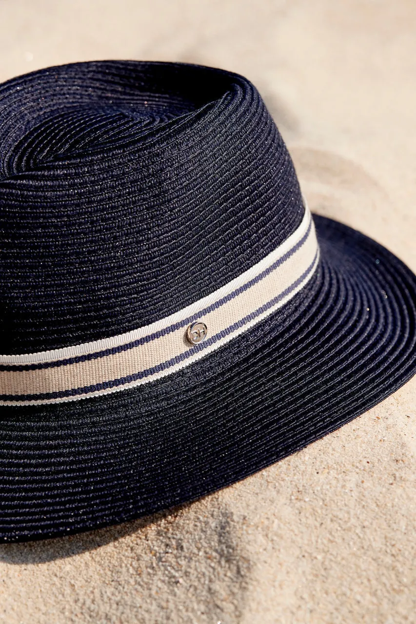 Canopy Bay Huntingdale Hat - White/Navy/Taupe