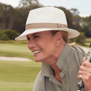Canopy Bay Pinehurst Hat - Ivory/Taupe