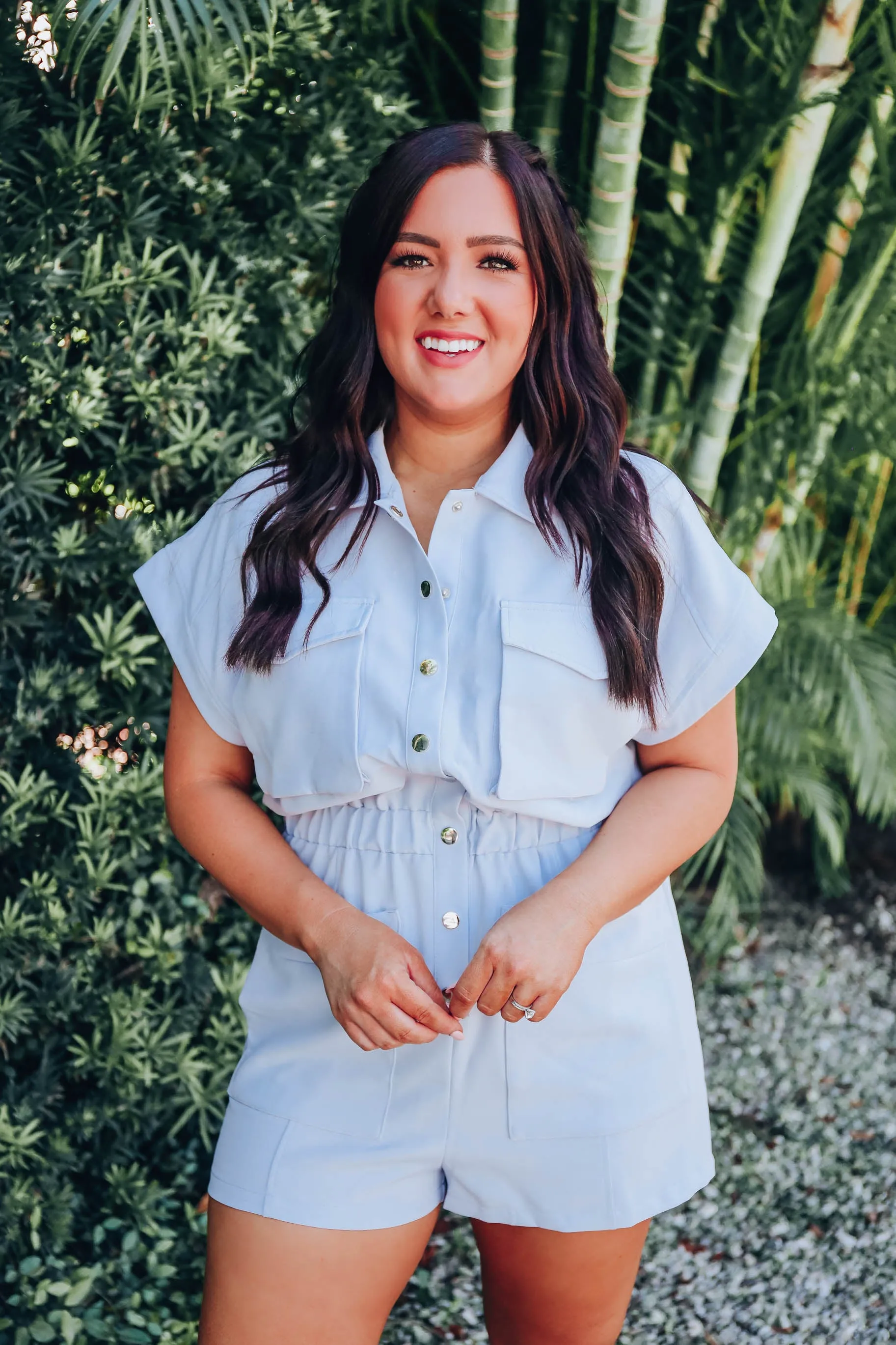 Catamaran Day Romper - Blue