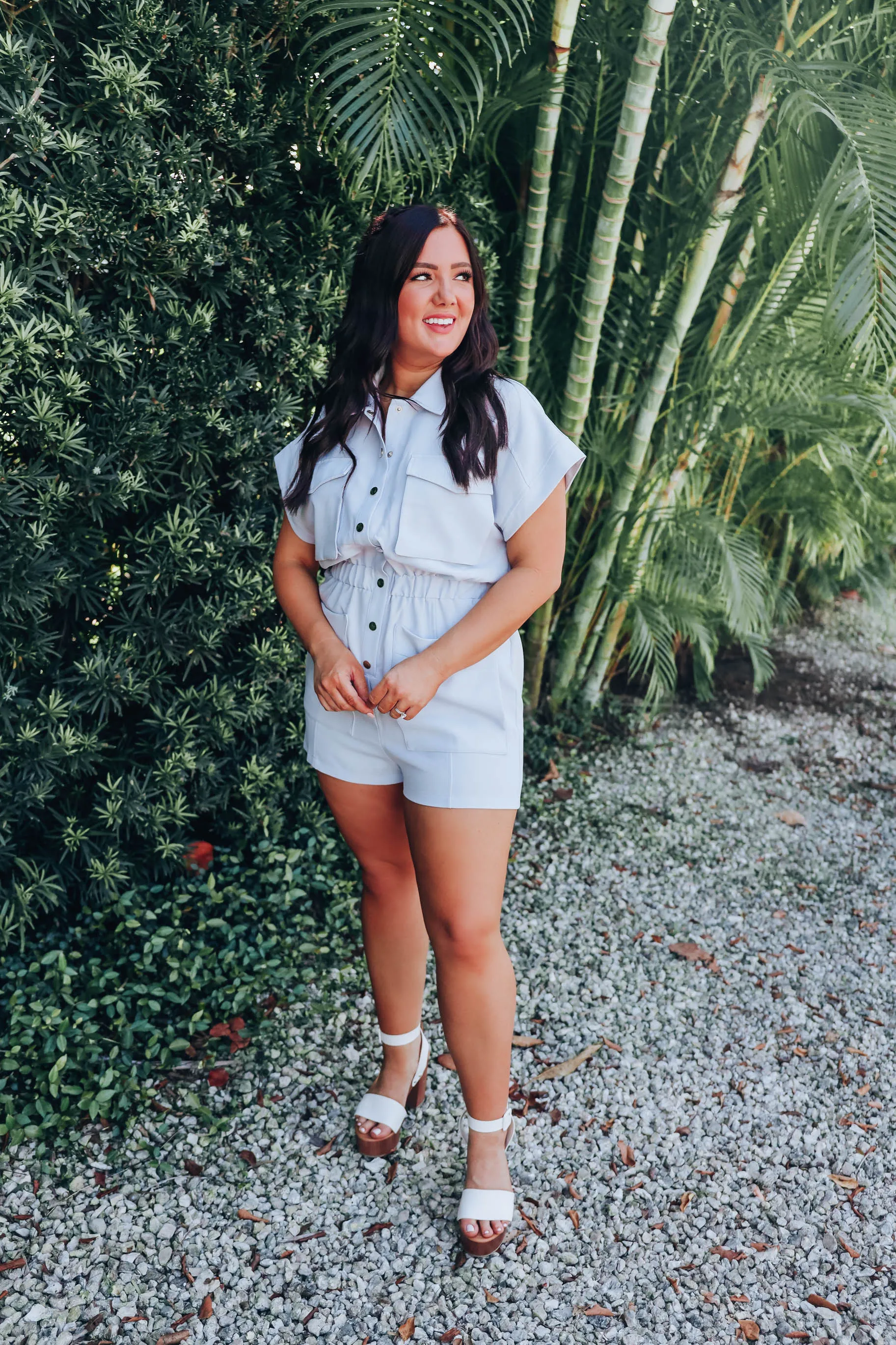 Catamaran Day Romper - Blue