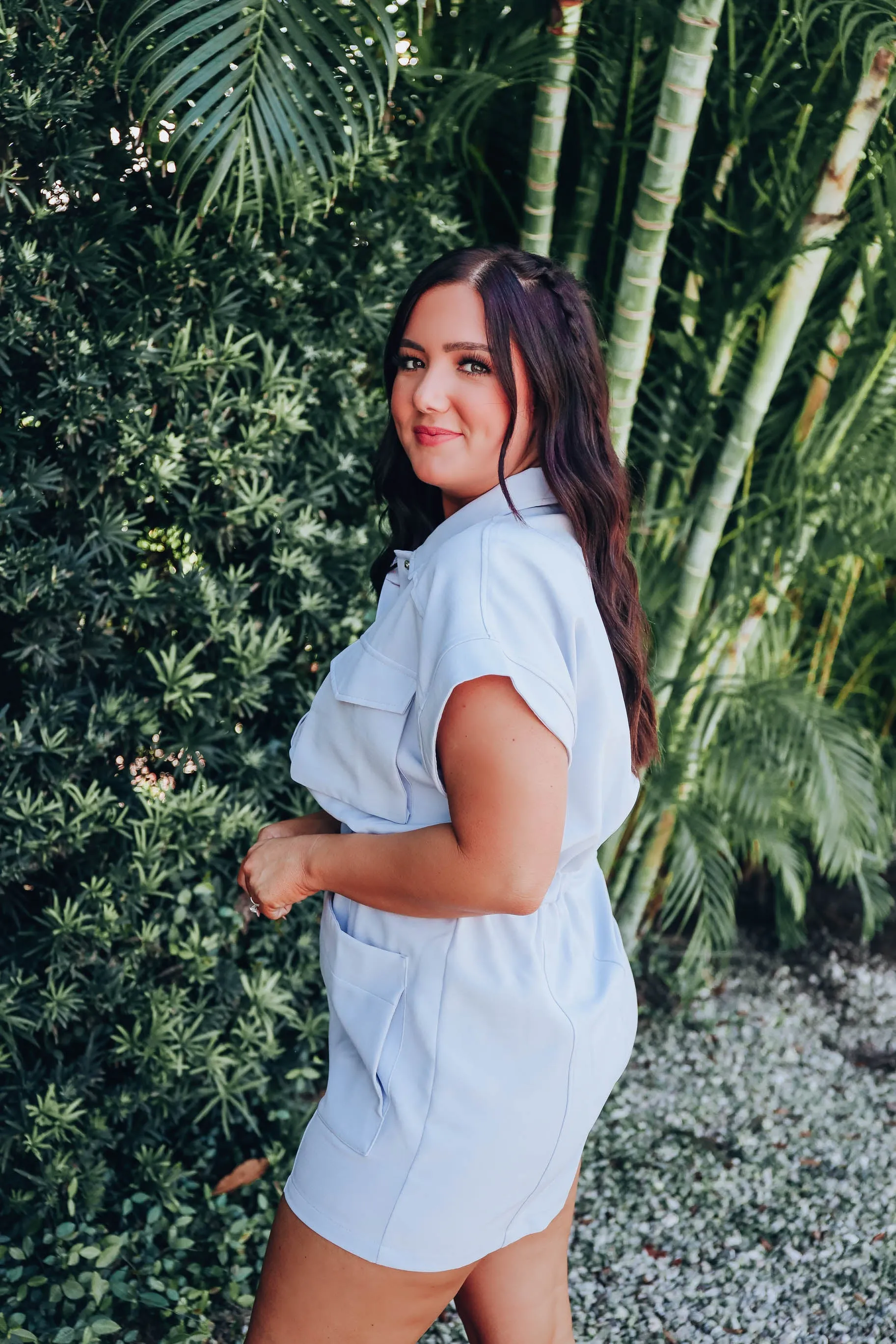 Catamaran Day Romper - Blue