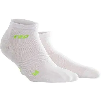 CEP Dynamic Ultralight low-cut Sock White/Green Woman