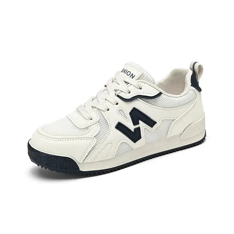 Children's Mesh Breathable Shoes New Girls' Casual Children Sneakers Boy's Soft Sole Fashion White Shoes
