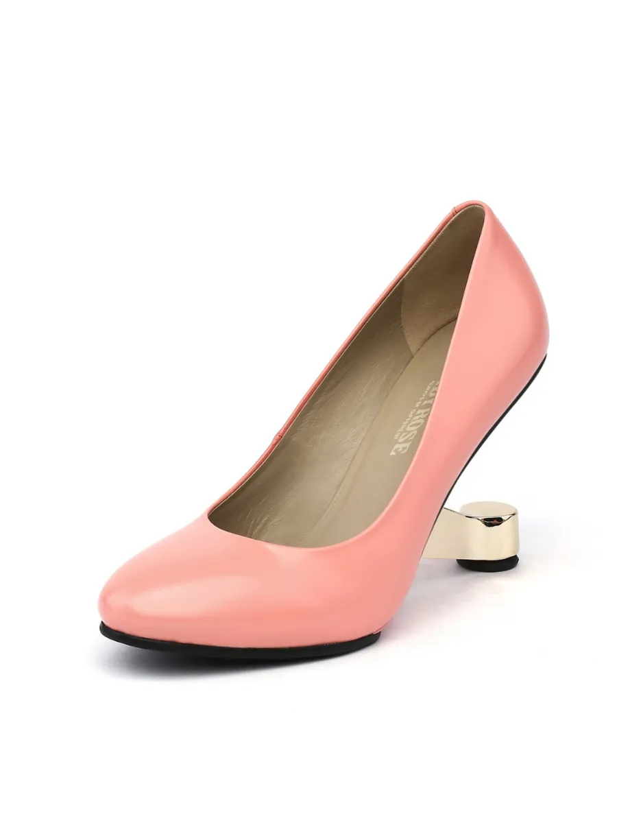Classy Heel Pump Peach