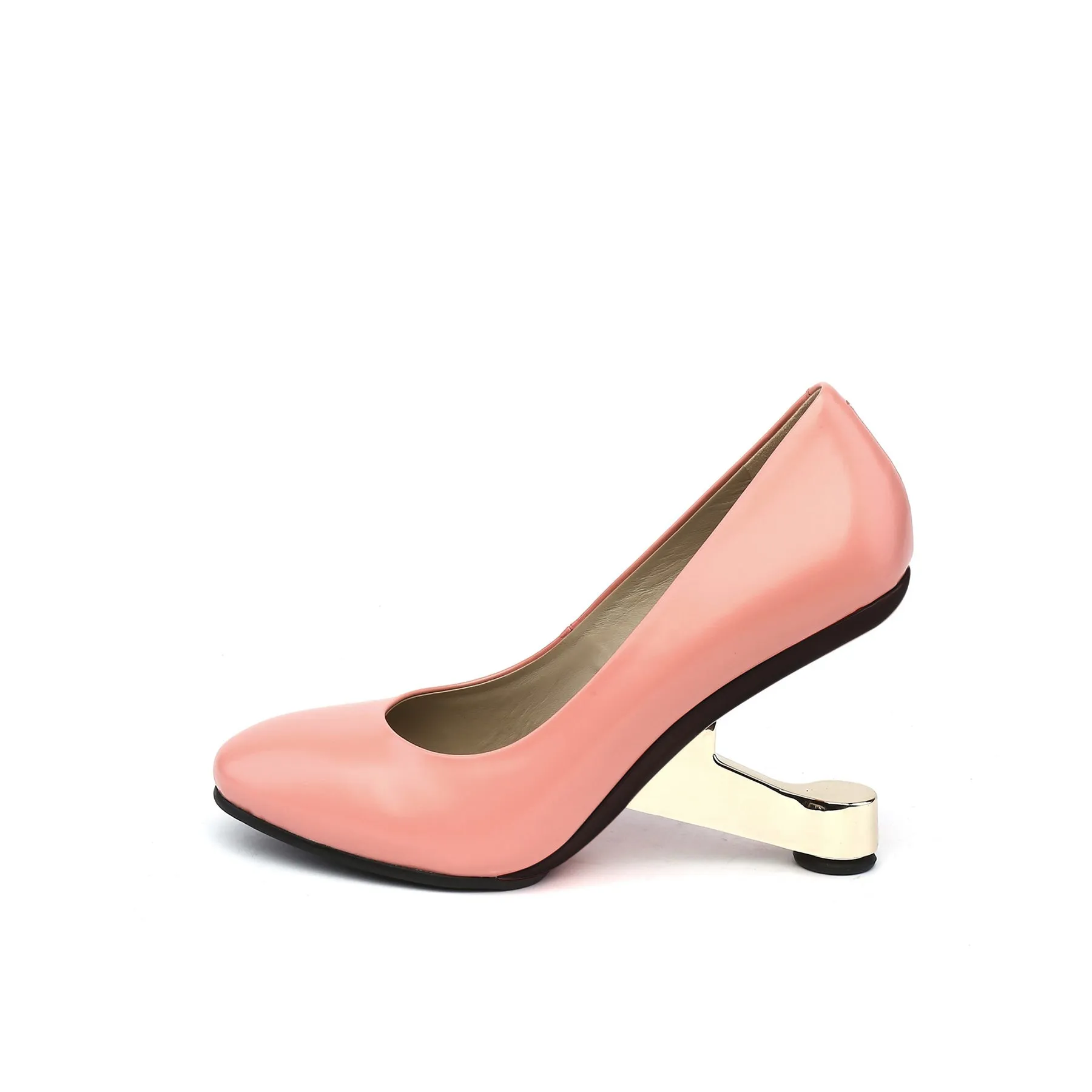 Classy Heel Pump Peach
