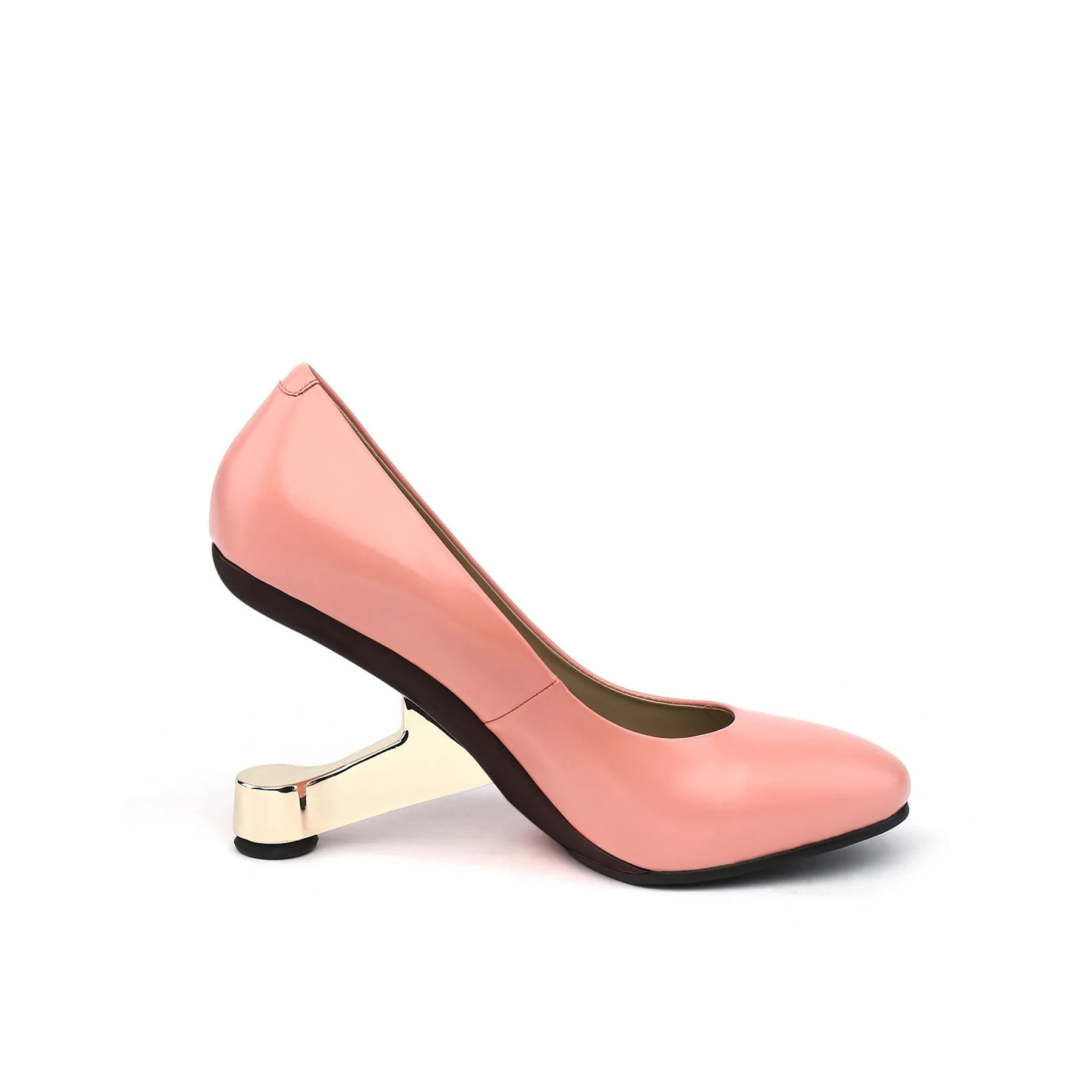 Classy Heel Pump Peach