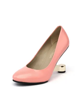 Classy Heel Pump Peach