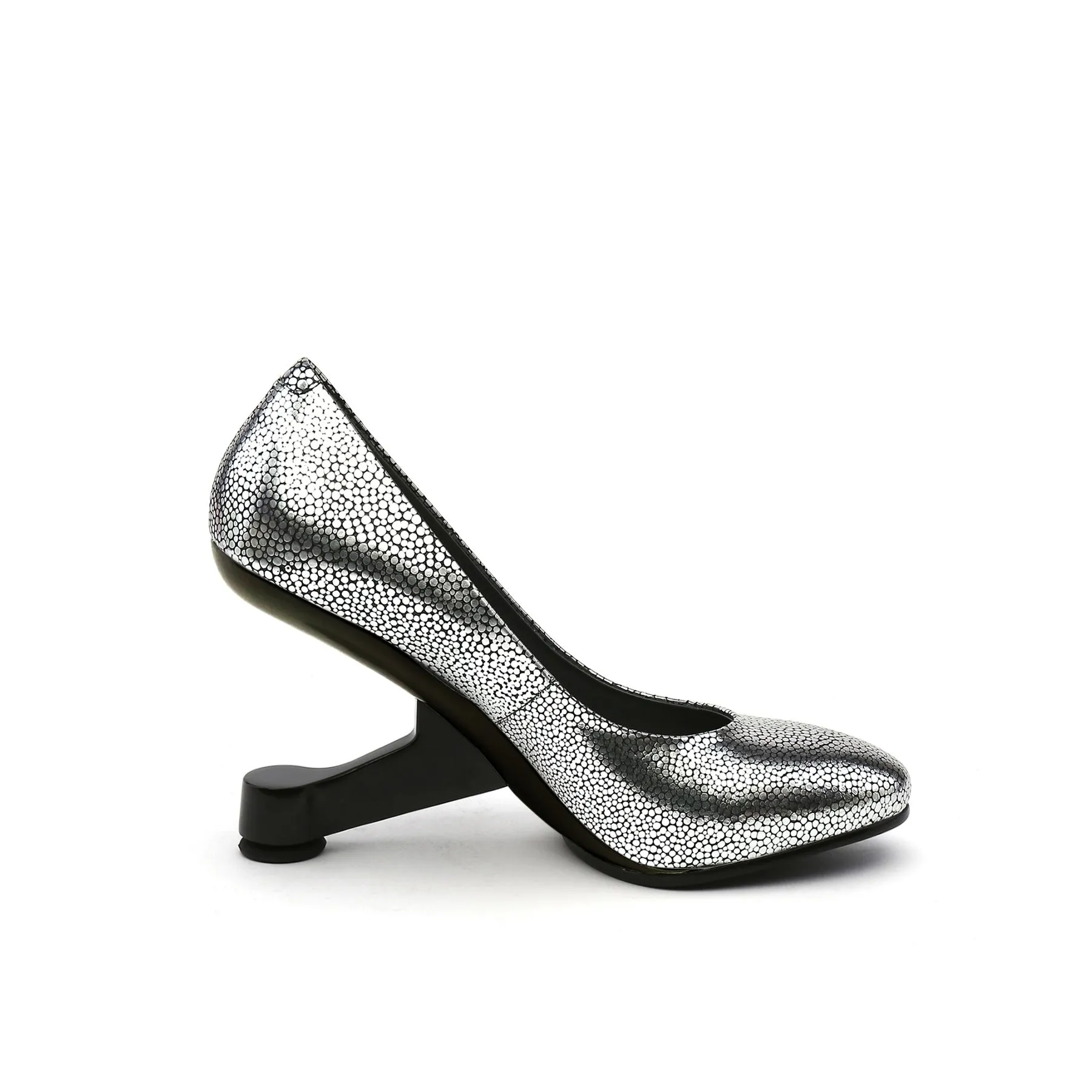 Classy Heel Pump Silver