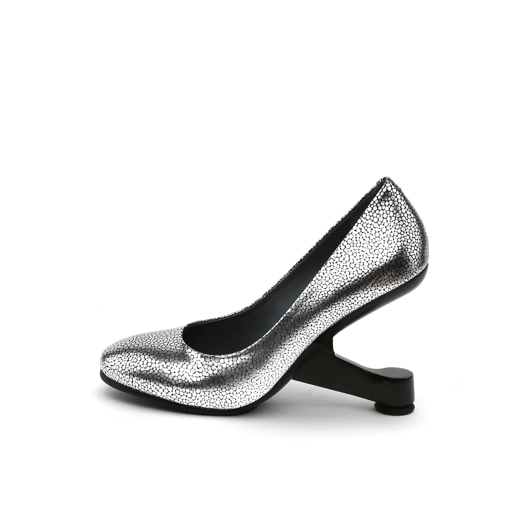 Classy Heel Pump Silver